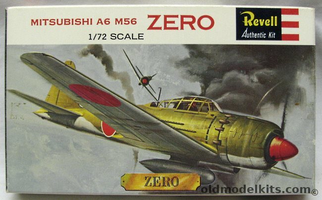 Revell 1/72 Mitsubishi A6M5 Zero, H617-50 plastic model kit